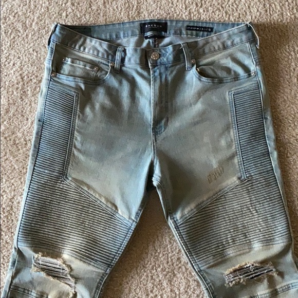 biker panel jeans
